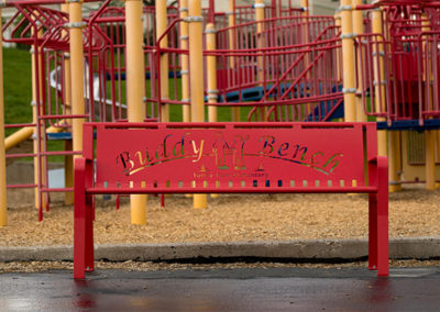 Buddy Bench on Playground in Utah