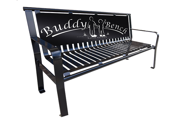 classic buddy bench from Quality Picnic Tables