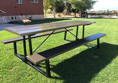 Powder-Coated Aluminum Picnic Table Manufacturer Utah